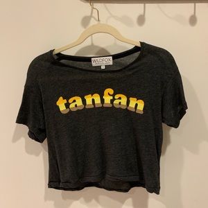 Wildfox cropped tee